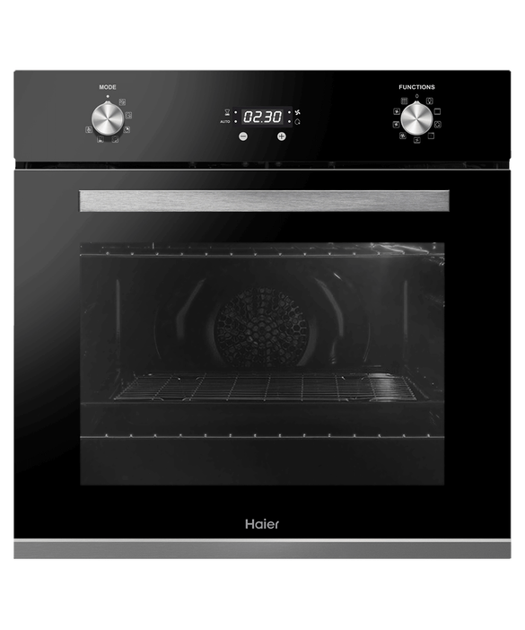 Self cleaning store built in oven