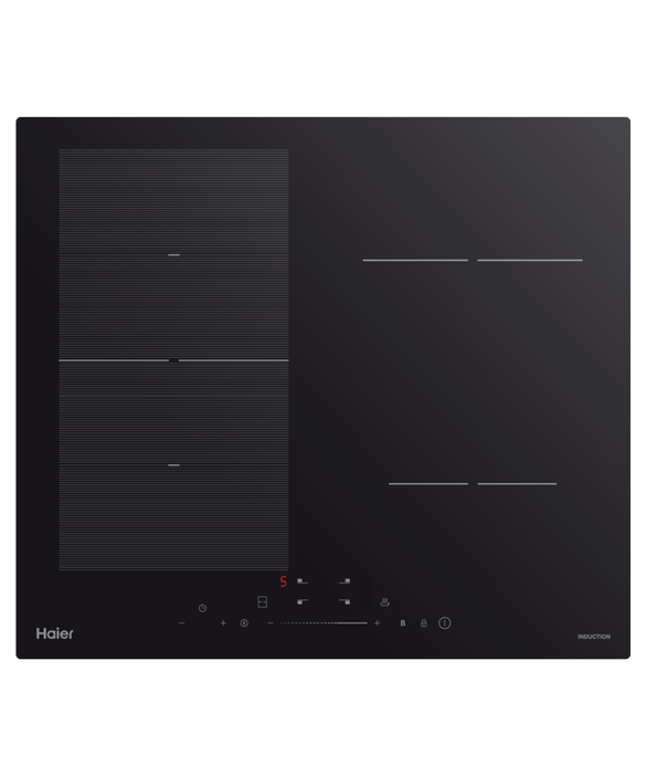 Induction Cooktop, 60cm, 4 Zones with Flexi Zone Haier New Zealand