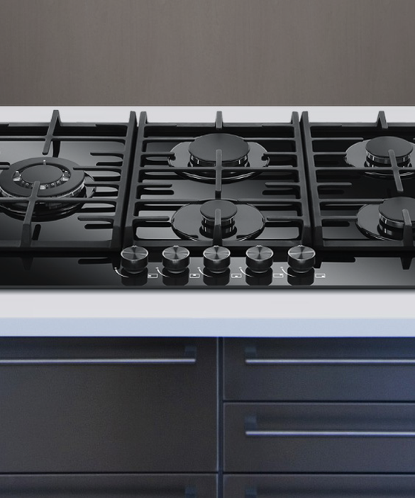 90cm gas new arrivals on glass hob