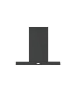 Wall Rangehood, 60cm, Box Chimney, Black