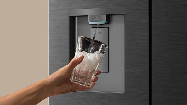 Cold water on tap, ice on hand