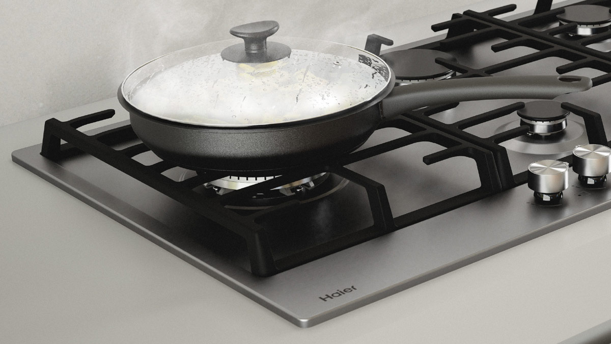 Gas on Steel Cooktop, 90cm Haier New Zealand