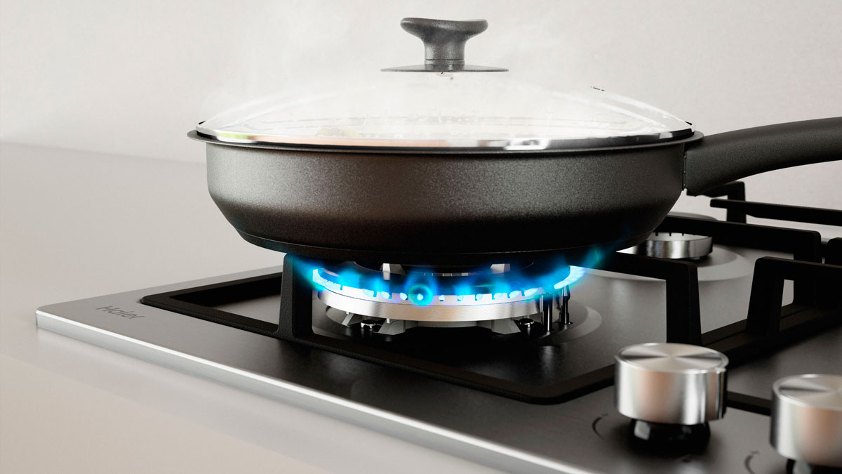 Gas on Steel Cooktop, 60cm Haier New Zealand