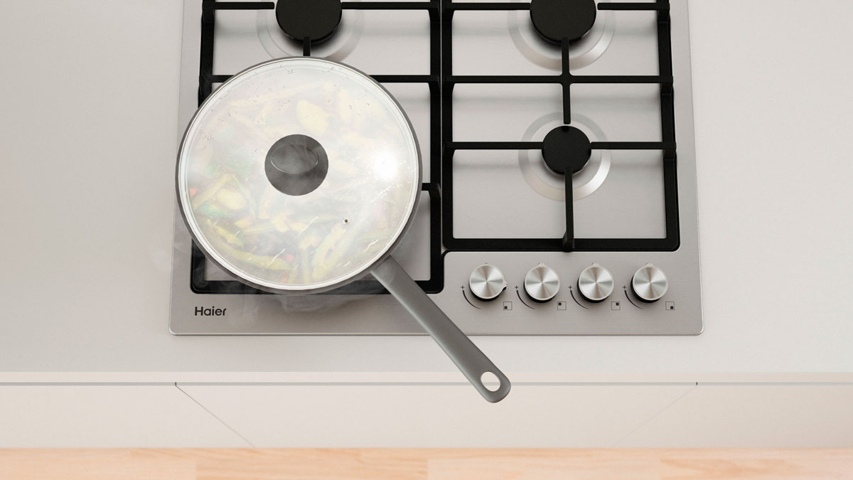 Gas on Steel Cooktop, 60cm Haier New Zealand